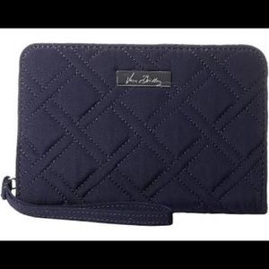 Vera Bradley  Navy Zip-Around Wristlet